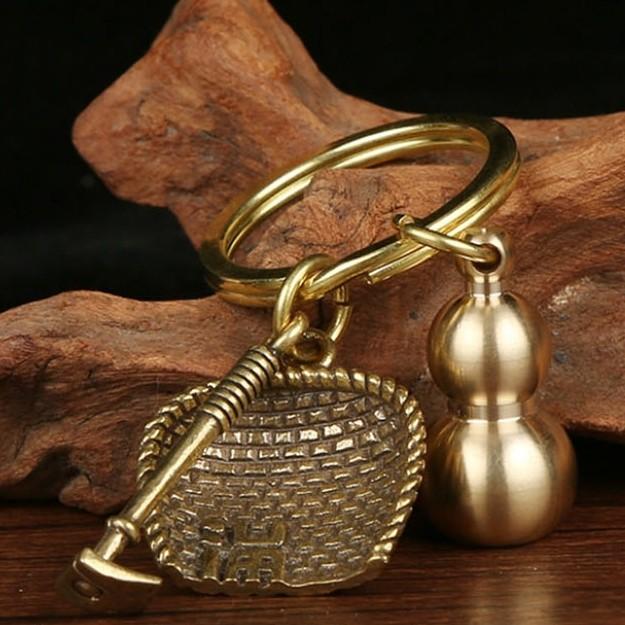 조롱박 식복 복 키링 열쇠 가방 고리 DD-13343 행운 부적