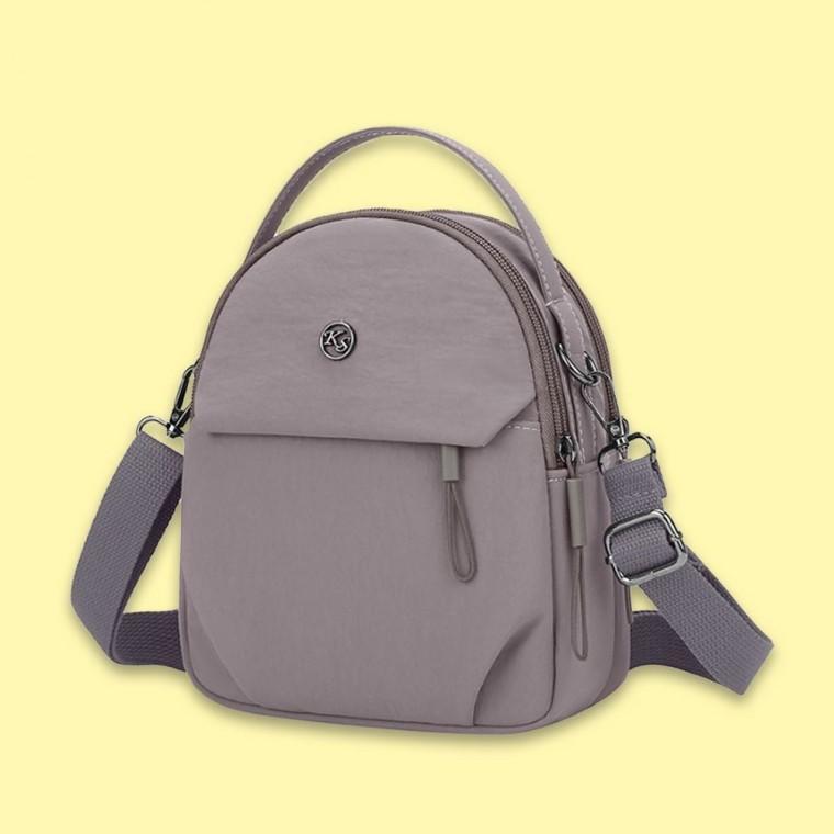 미니 휴대 퍼플그레이 백 여자 여행 폰 크로스 가방 여행크로스백
