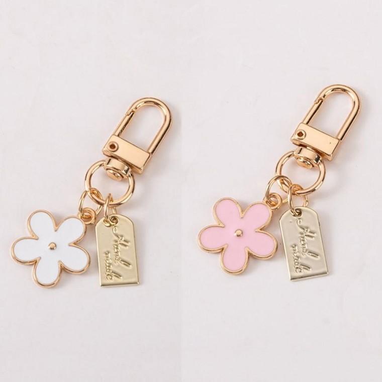 1p 가방고리 열쇠고리 USB홀더 답레품 키홀더 플라워