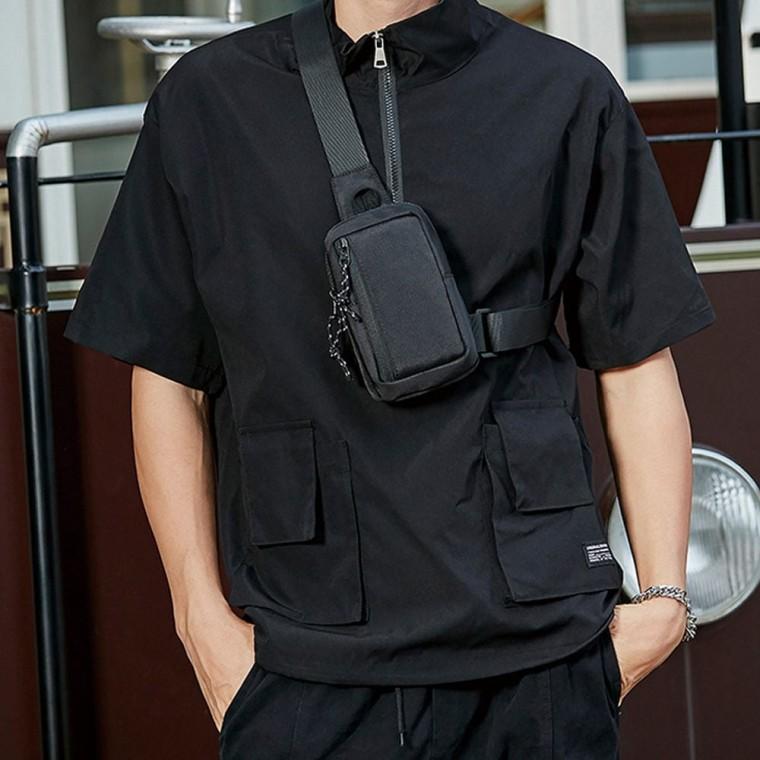 슬링백 미니백 힙색 작은가방 크로스 블랙미니슬링백 크로스백 남자