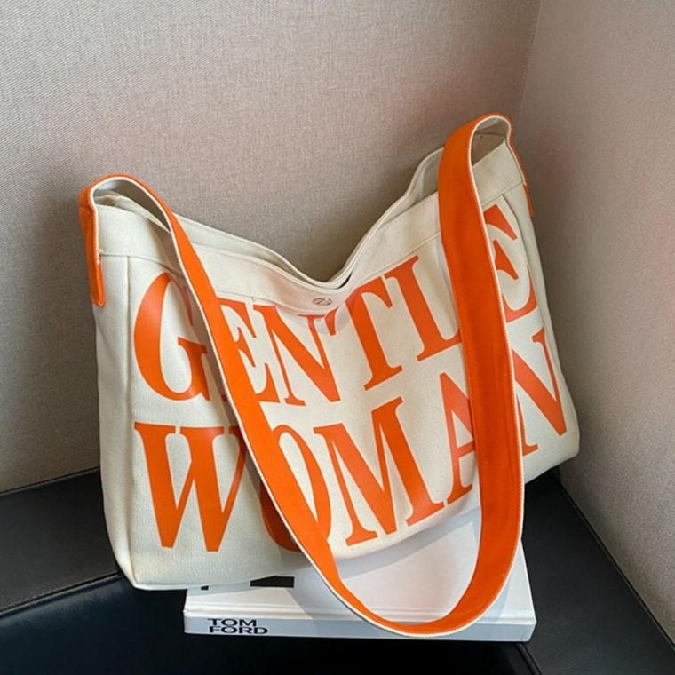 백 여행용 에코 데일리 오렌지 여성 대학생 숄더 20대여자가방