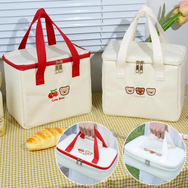 아이스백 보냉가방 대용량 보냉백 큐티베어보냉백 대용량쿨러백