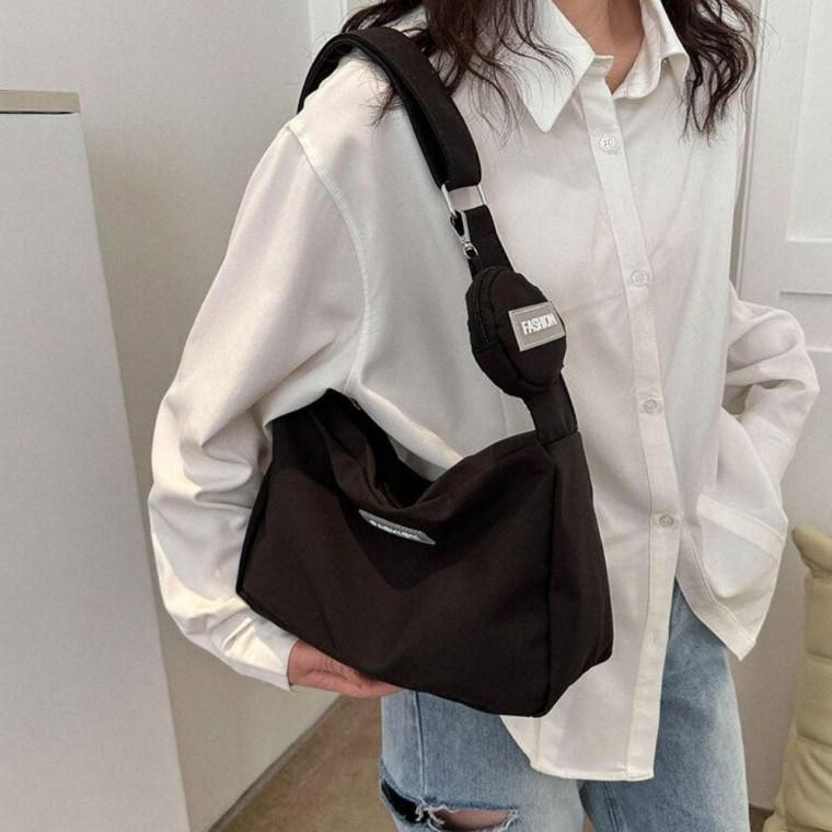 3컬러 스퀘어 크로스백 동전지갑 키링 올인원 가방