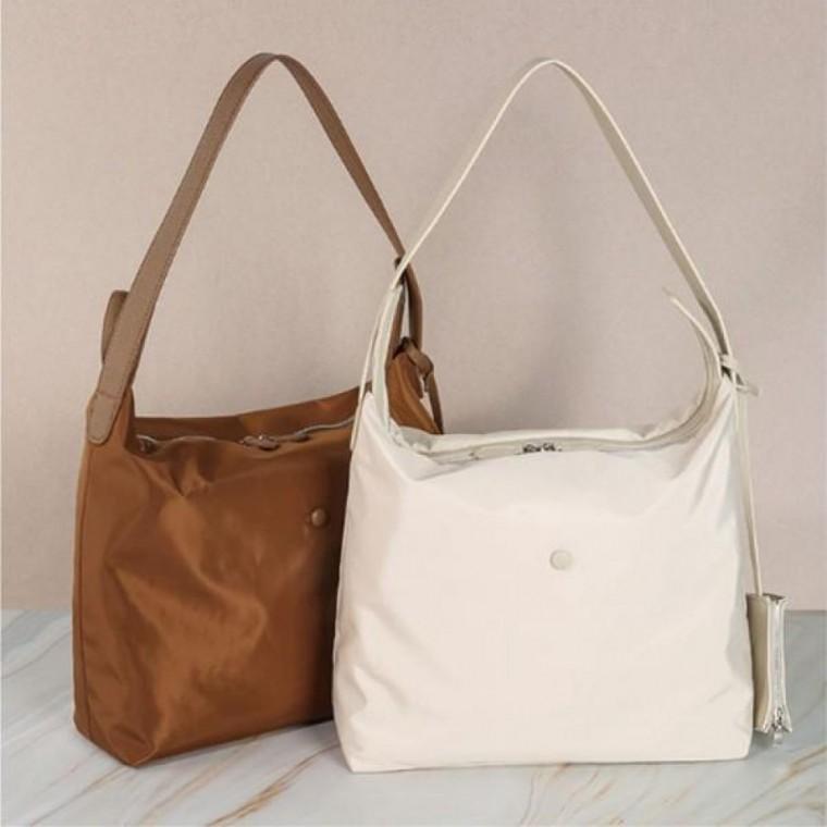 무지 미니 숄더백 캐주얼 내츄럴한 여성 가방