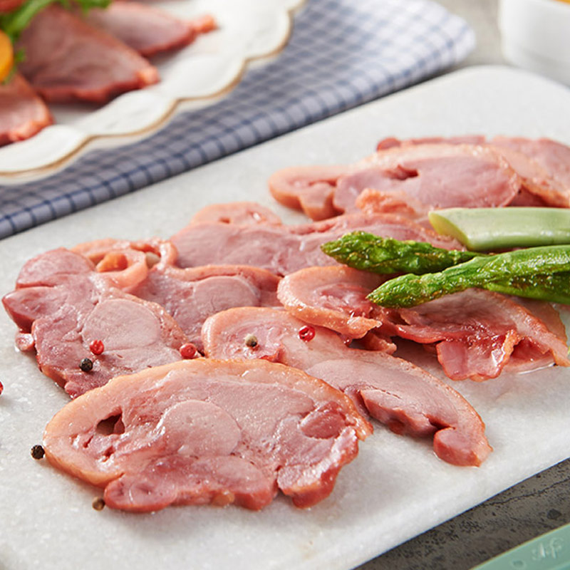 [새담] 참나무 훈연 훈제닭다리 슬라이스