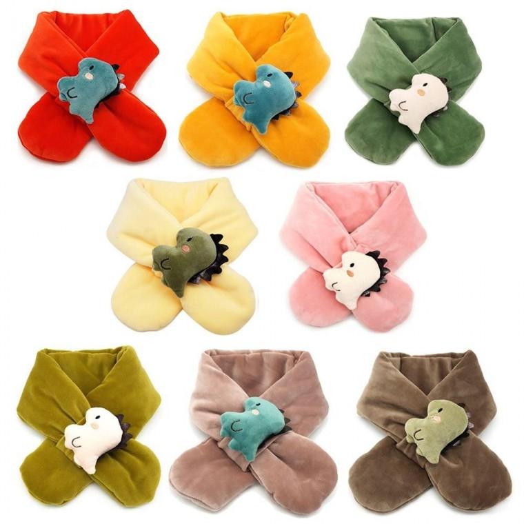 공룡 넥워머 뽀송 유아목도리 공룡목도리 유아목도리 아동넥워머