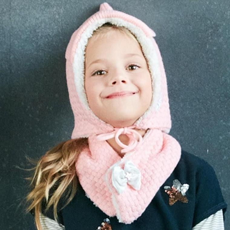 로지 스완 방한세트 유아넥워머 털워머 여아목도리 키 털모자 목도리세트 유아목도리 방풍 방한 워머