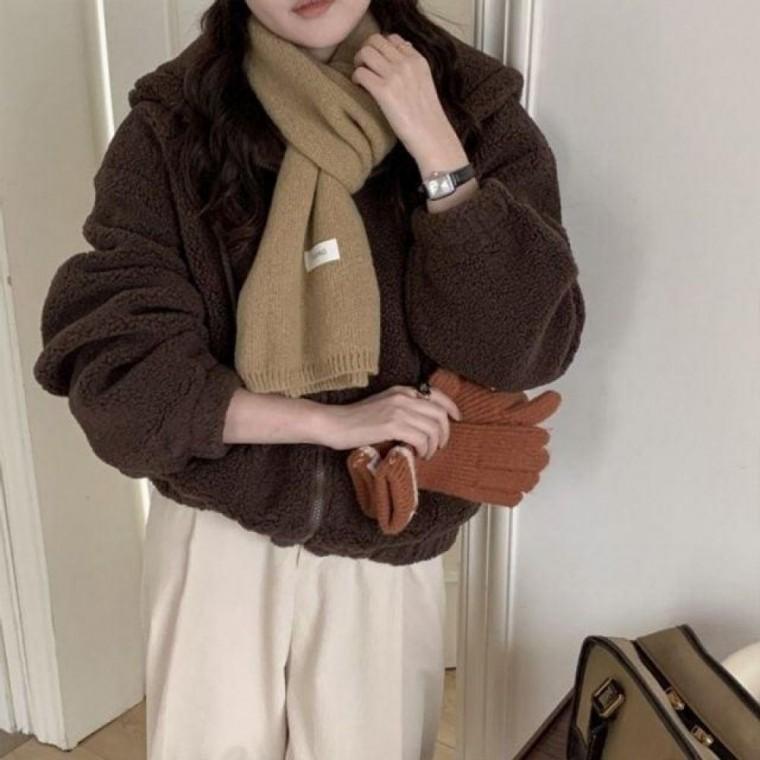 심플한 목도리 윈터 간절기 여성패션 따뜻 방한 따뜻 목도리 여자 여성 넥워머 겨울