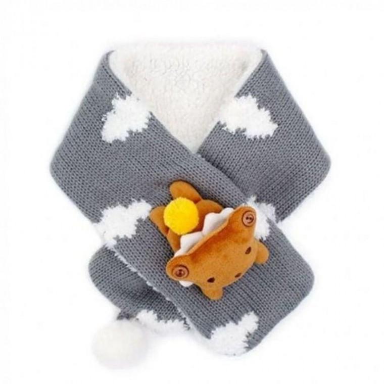 넥워머 모모프렌즈 유아 구름 꾸안꾸 목도리 니 아동목도리 넥워머 겨울 니트목도리