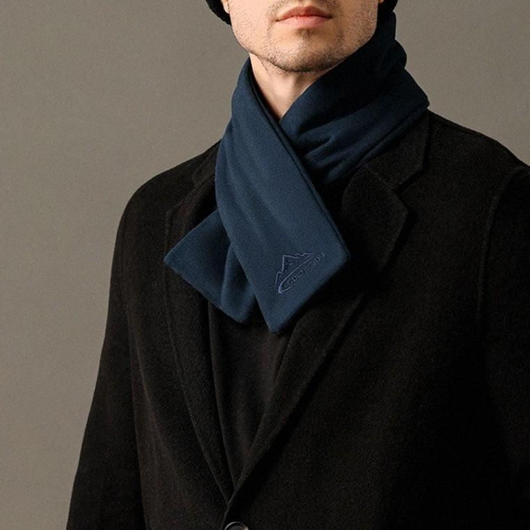 남자목도리 남자 겨울 패션 정장목도리 융 털 목도리 머플러