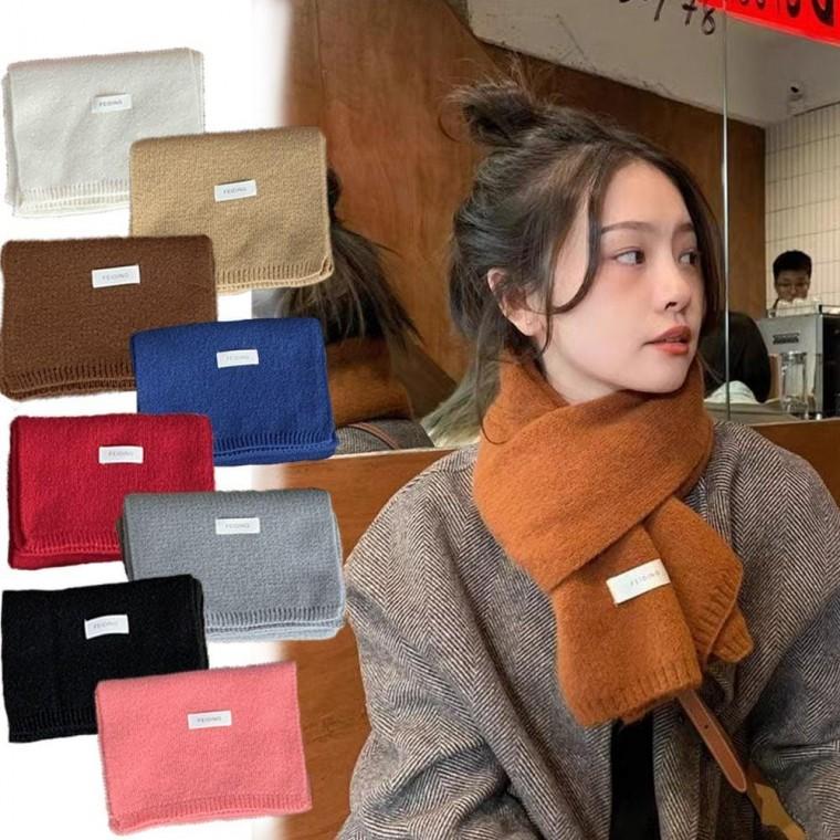 스카프 페이딩 니트머플러 남녀 공용 보온 목도리 니트목도리 남자목도리