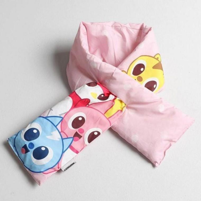 아동 목도리 도트핑크 패딩 머플러 키즈 아기 머플러 옷 유아 목도리 키즈 아동