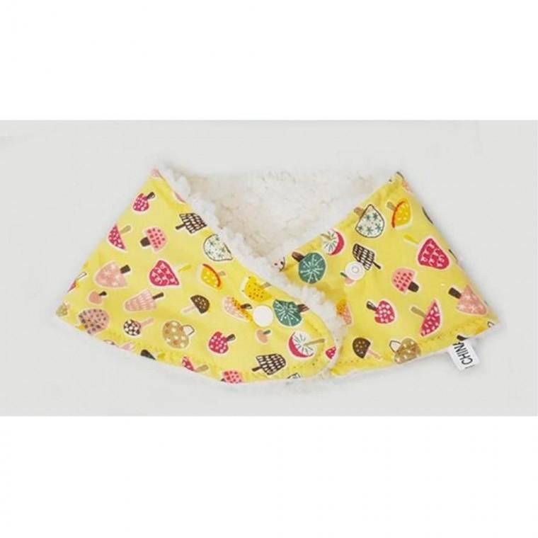 트리 아동목도리 스카프빕 옐로우 스노우빕 아동 어린이 목도리 유아 스카프빕