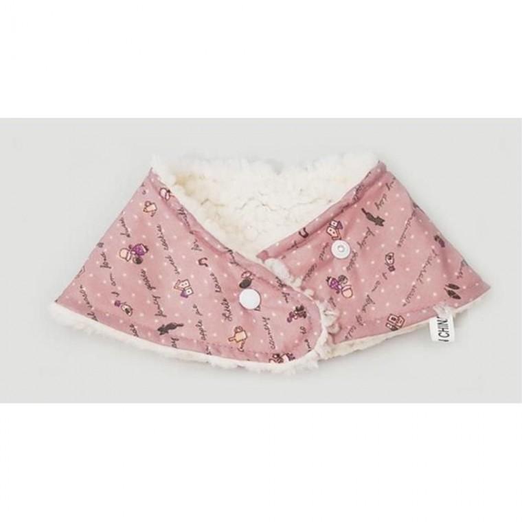 핑크 레터 스노우빕 아동목도리 스카프빕 유아스카프 빕 목도리 스카프 아동 어린이 유아