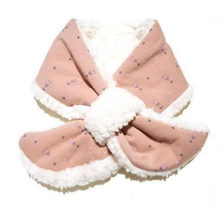 아동목도리 베이지 큐피트 넥워머 어린이스카프빕 아동 목도리 유아 스카프빕 어린이