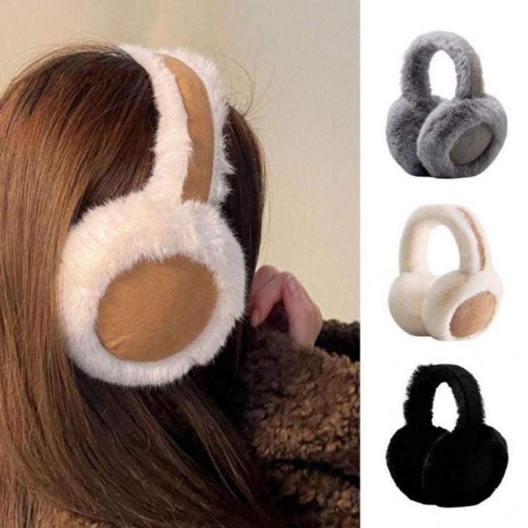 접이식 겨울 방한 귀마개 귀여운 털 귀도리 커플 템 접이식 용품 겨울 귀덮개 토끼 귀마개 귀여운 방한