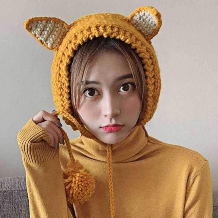 니트 귀도리 겨울모자 겨울니트코디 여성귀마개 골프 여자 니트코디 귀덮개 겨울 여성 모자 귀마개 골프