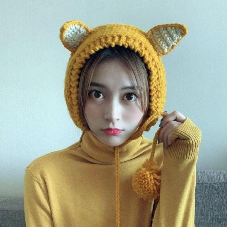 큐티 니트 귀도리 겨울 보온 여자귀마개 여자귀 방한귀 니트 귀 귀덮개 귀돌이 마개 도리 머리띠귀 겨울귀