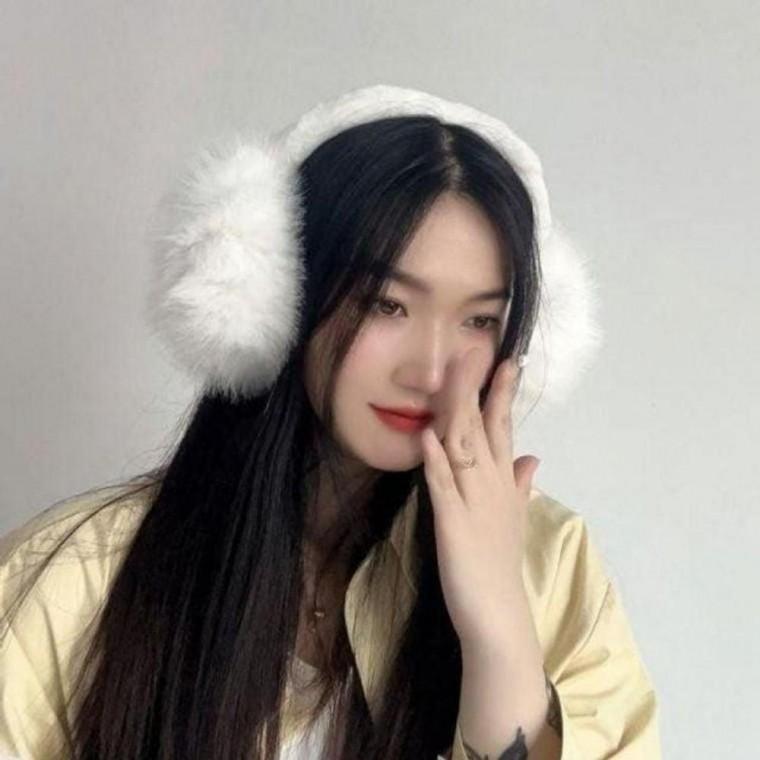 페이크 밍크 윈터 귀마개 화이트 겨울 따뜻 귀도리 귀마개 귀덮개 털 겨울 방한 겨울 귀마개 방한 털