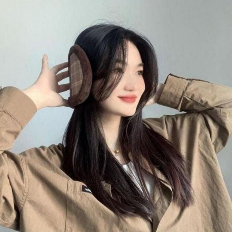 방한 체크패턴 디테일 구성 겨울 귀마개 브라운 귀도리 방한 털 겨울 귀덮개 귀마개 귀도리 귀덮개 방한