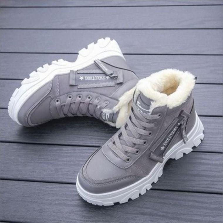 털운동화 부츠 퍼안감 3색 하이탑 방한 여성 겨울