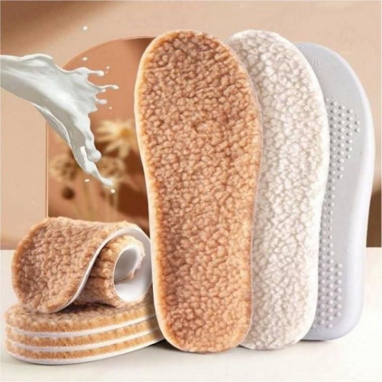 겨울 인조양털 신발밑창 깔창 방한 인솔 털깔창 라텍스