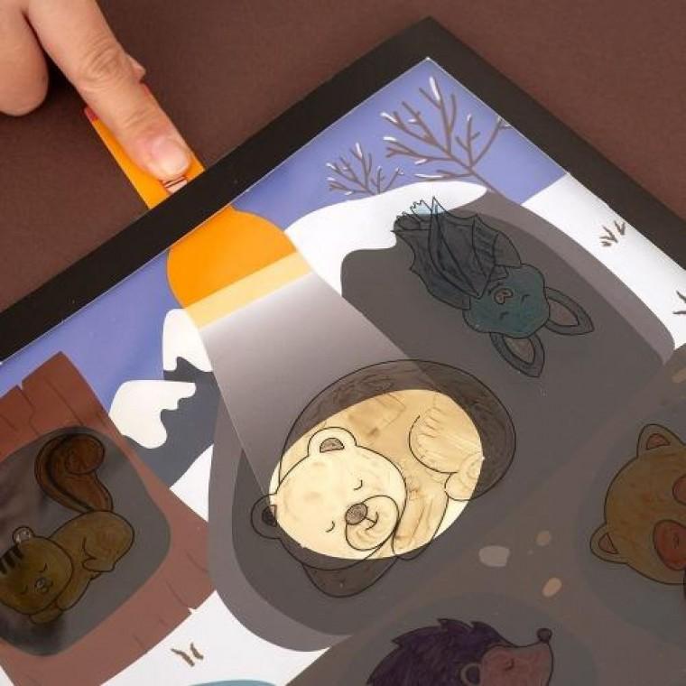 겨울잠 동물 컬러풀 찾기