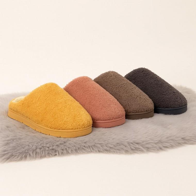 겨울뽀글이 방한슬리퍼 폭신보아털실내화