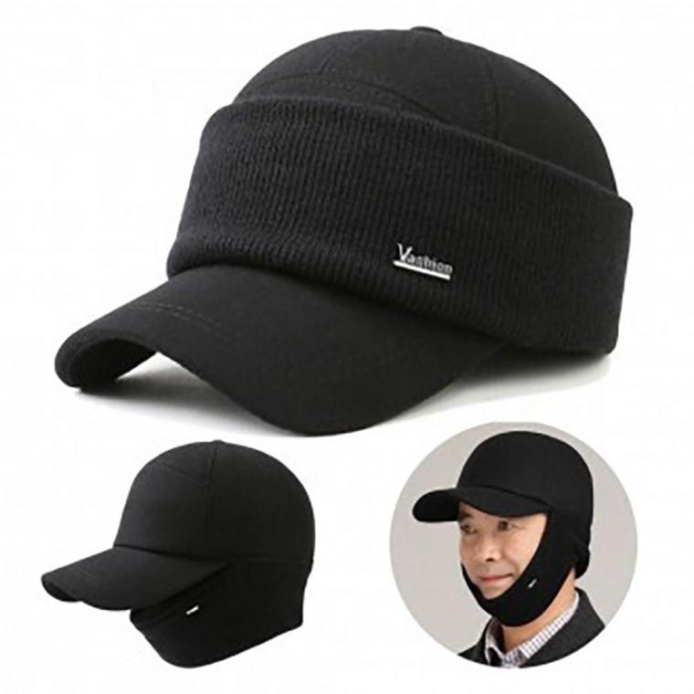 와이드 니트밴드 볼캡 골프 겨울 방한 등산 낚시 캠핑