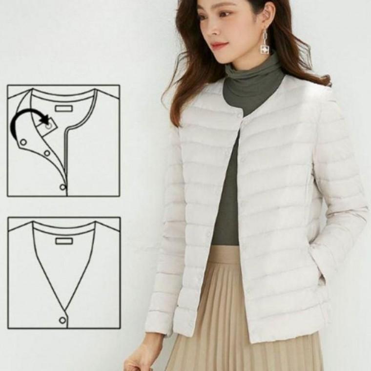 6컬러 여성용 오리털 경량 패딩 겨울 이너패딩 간절기