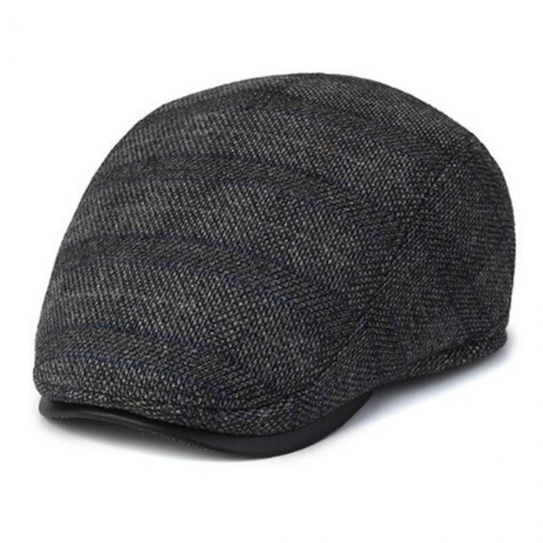 남자 겨울 중년 노인 베레모 헌팅 캡 모자