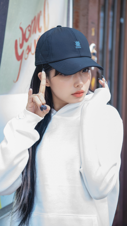 겨울 누비 야구 볼캡 남녀공용