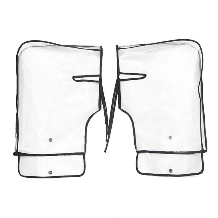 겨울 오토바이 스쿠터 핸들 투명커버 방수커버 핸들워머커버