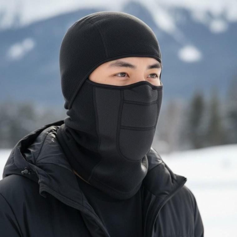 겨울 후드넥 워머 방한 바라클라바 비니 방한모 넥워머