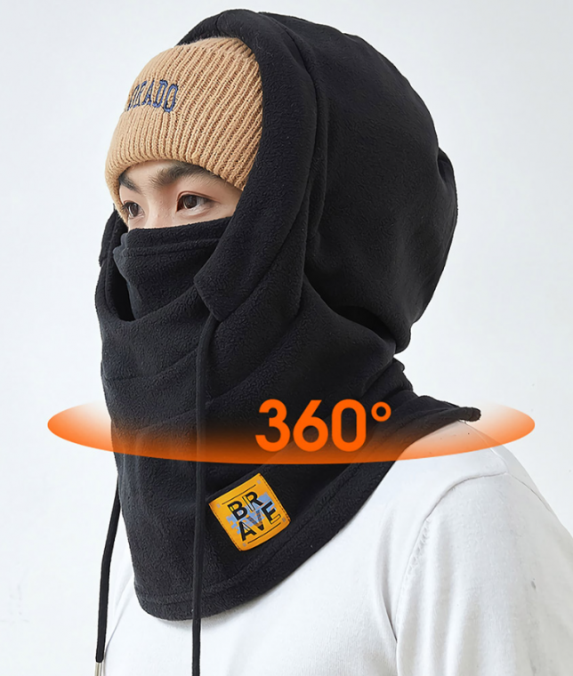 얼굴전체를 감싸는 후드넥워머 겨울 방한 일체형마스크 현장 바이크 배달 낚시 등산넥워머