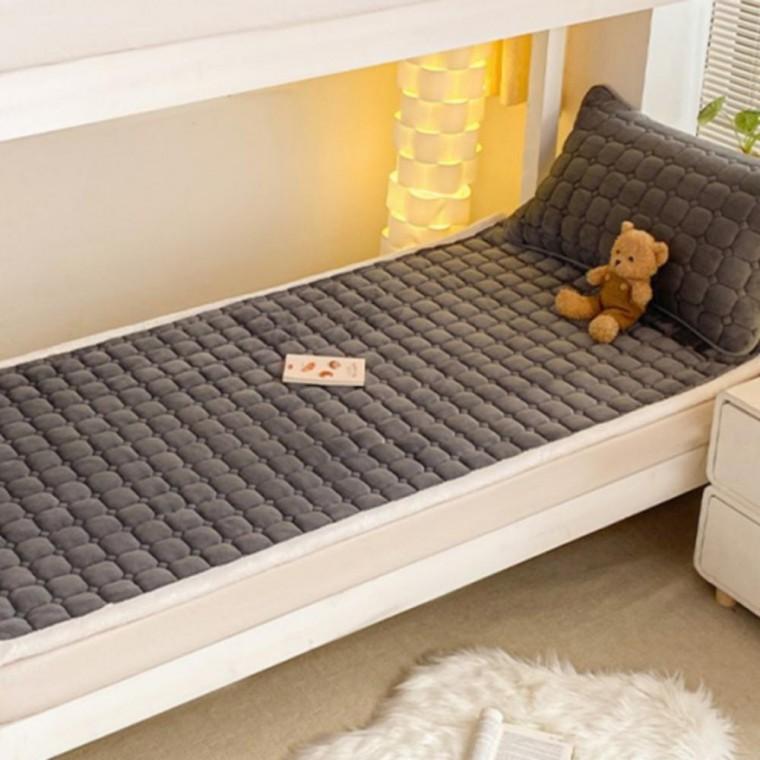 겨울 따뜻한 침대 패드 벨벳 이불 매트리스 90x200