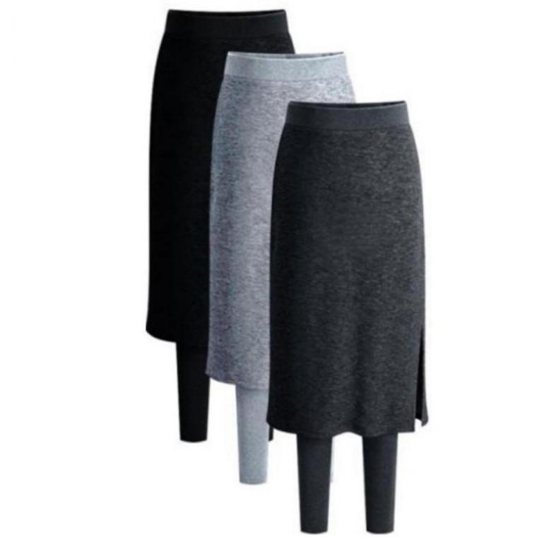 PS 치마바지 치마레깅스 투인원레깅스 밴딩 랩 팬츠 롱 여성 스타킹 여성의류 스커트레깅스 가을 겨울옷 롱