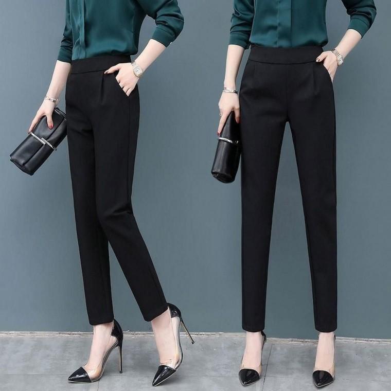 쫀쫀 허리 밴딩 슬랙스 슬림 바지 URK350 여성 배기팬츠 겨울 슬랙스 배기바지 레깅스 바지 바지 배기팬츠