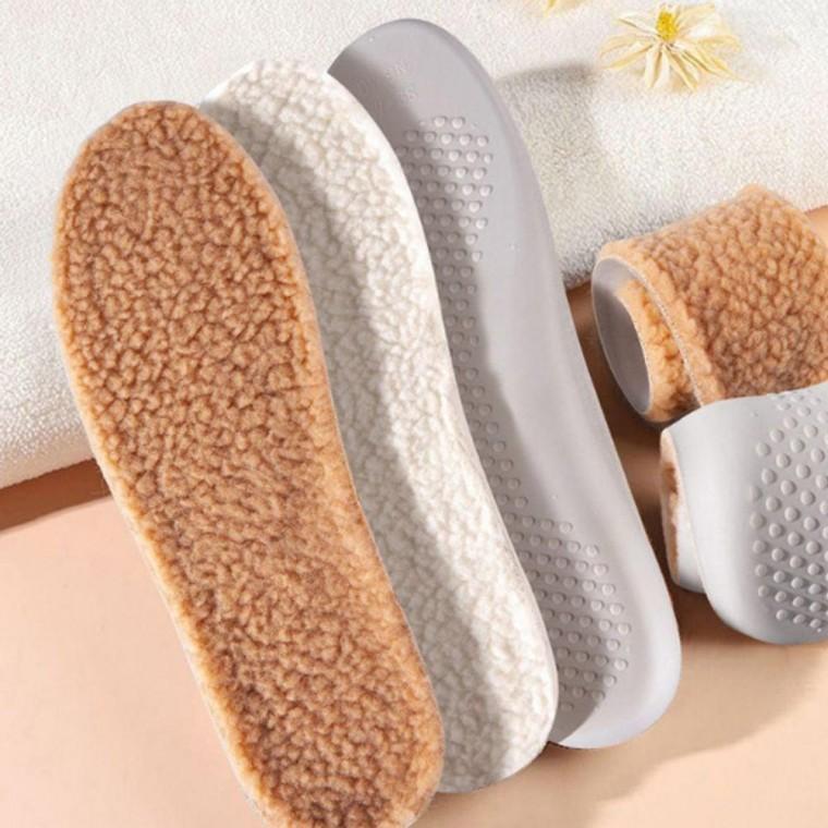 양털깔창 라텍스 깔창 양털 트렌드 1P 겨울 데일리 기능성 신발 보온깔창