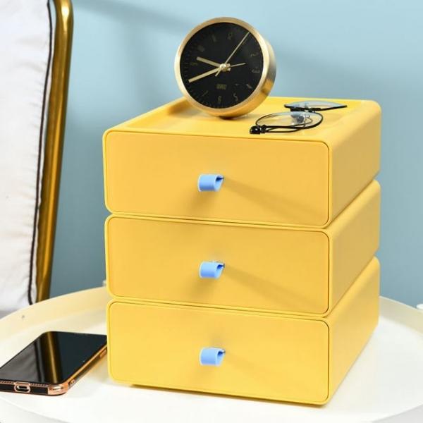 책상정리 적층 미니 학생 소지품 사무용품수납함 1+1