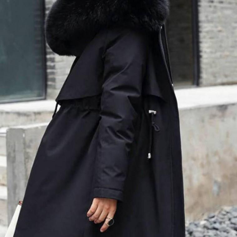 퍼 아우터 세련된 베이직 겨울 여성 보온 점퍼