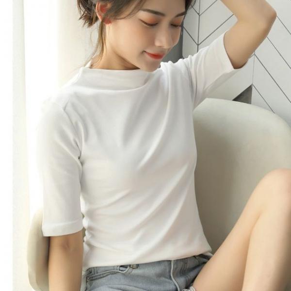 봄 여름 가을 모달 5부 얇은 찰랑 소프트 스판 이너