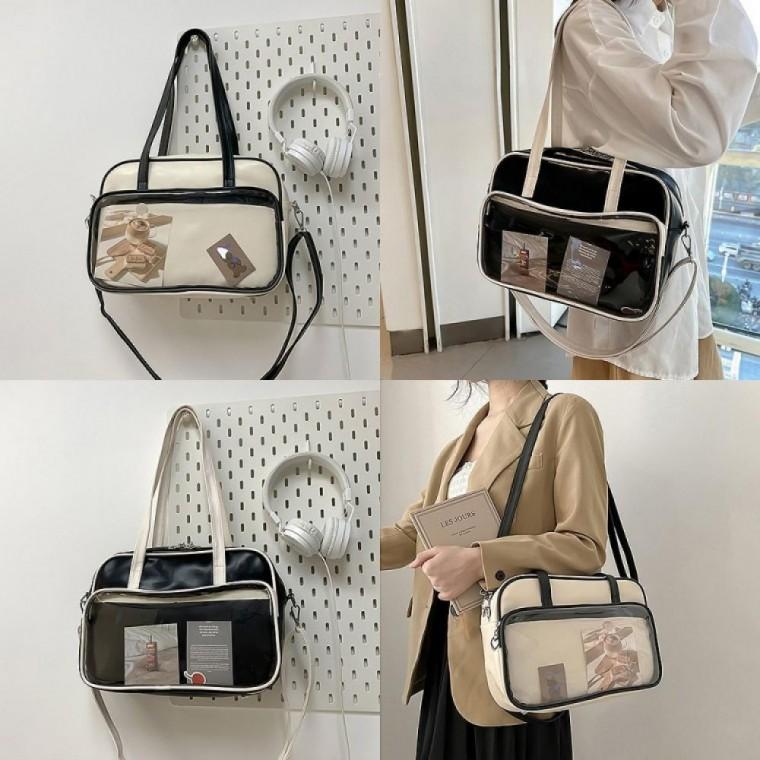 모던스쿨백백 숄더 캐쥬얼 투웨이 미니백 여성 데일리 호보백 패션잡화 가벼운 숄더 여행 쇼퍼백 백 겨울