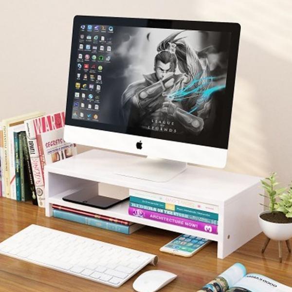 모니터받침대 2단 데스크테리어 책상 정리대 DD-12052