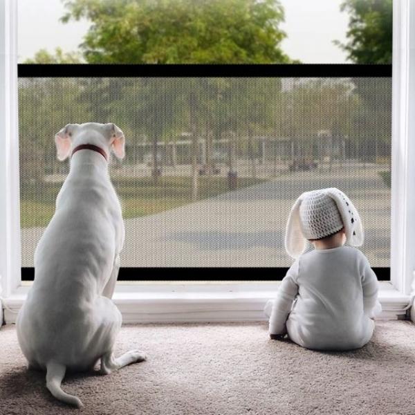 반려동물 분리 안전망 가림막 애완견 보이는 매쉬망