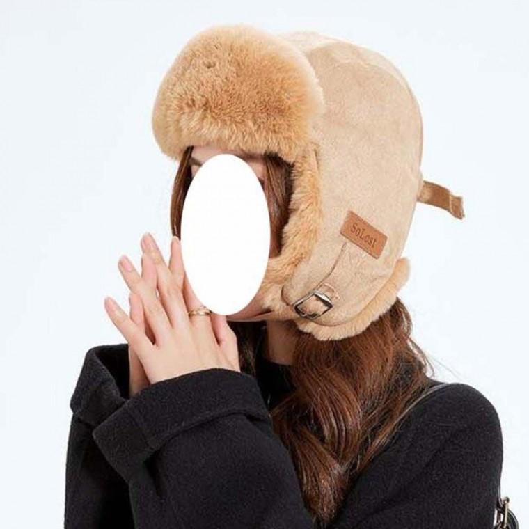 EA 겨울 귀달이모자 방한모자 여성 털모자 패션