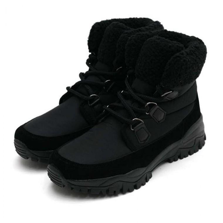 EA 여성 방한 부츠 겨울 털 장화 보온 신발