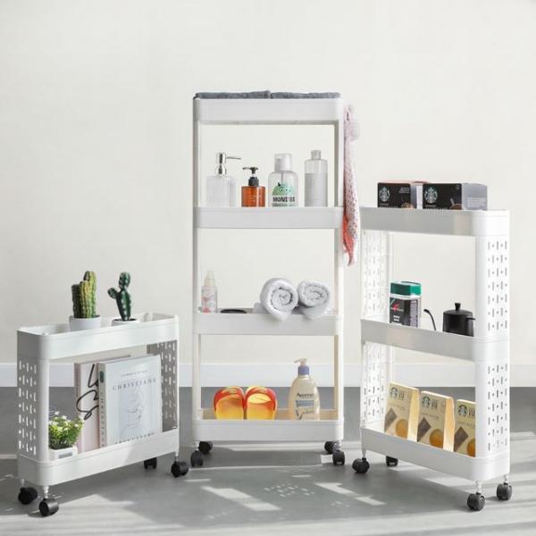 세탁실 세제 틈새선반 3단 4단 슬림형