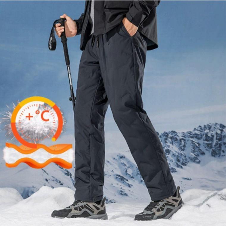 EA 남성 방한 경량 패딩 바지 겨울 작업복 보온성