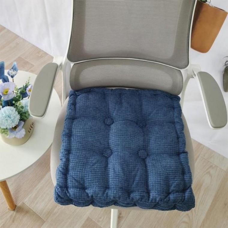 겨울 푹신한 쿠션 쇼파 의자 공부 방석 와플 방석